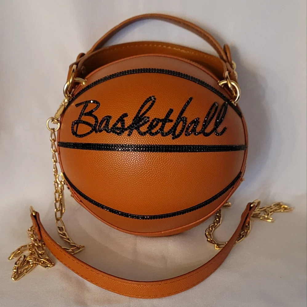 Brown Basketball Purse - Picture 2 of 3